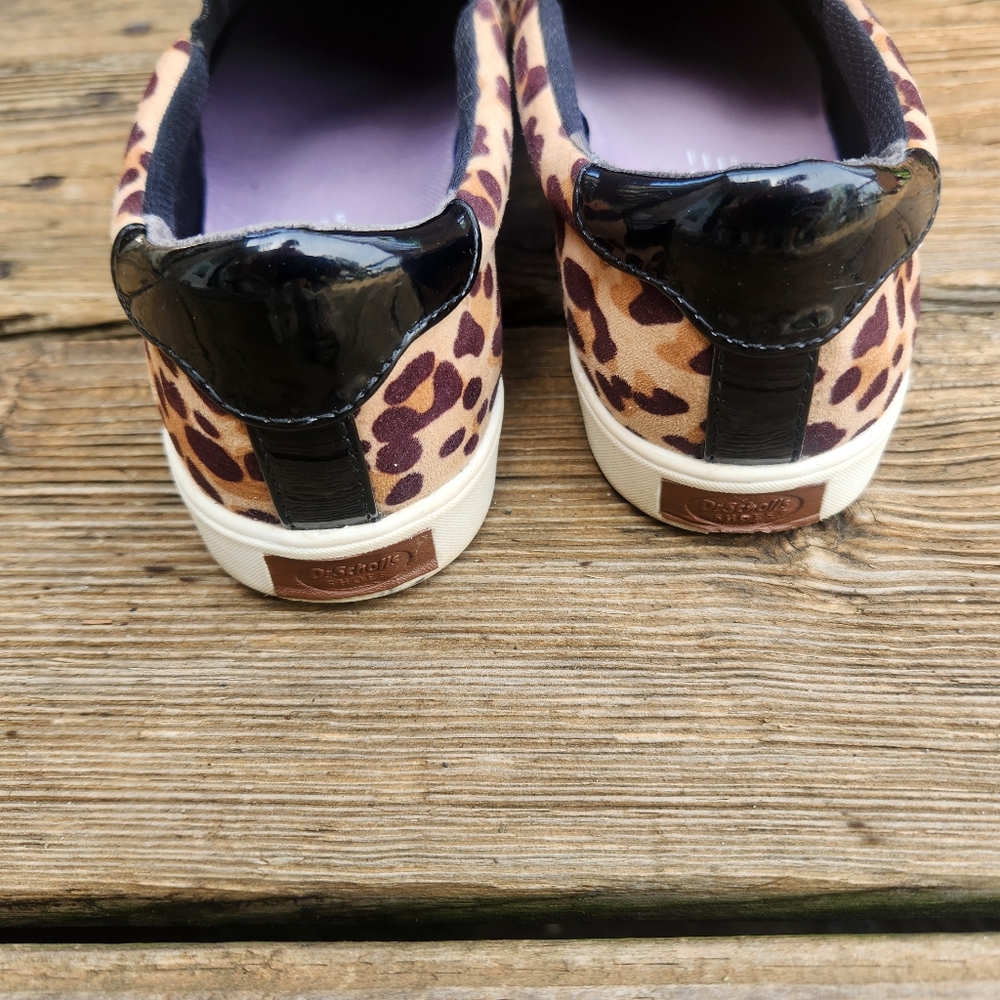 Dr Scholls Animal Print Slip On Brown And Black Sneakers Casual Shoes 8M - Picture 6 of 6